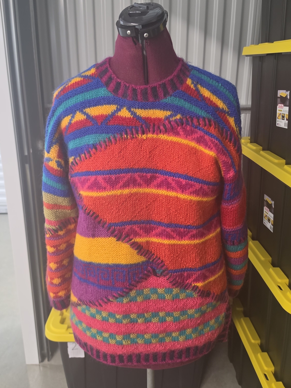 Vintage Hand-Knit Oversized Kenji Sweater Selected by Souls of California